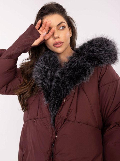 Kurtka MBM-KR-26106.35 bordowy XL
