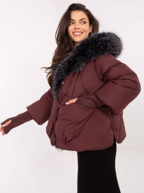 Kurtka MBM-KR-26106.35 bordowy XL