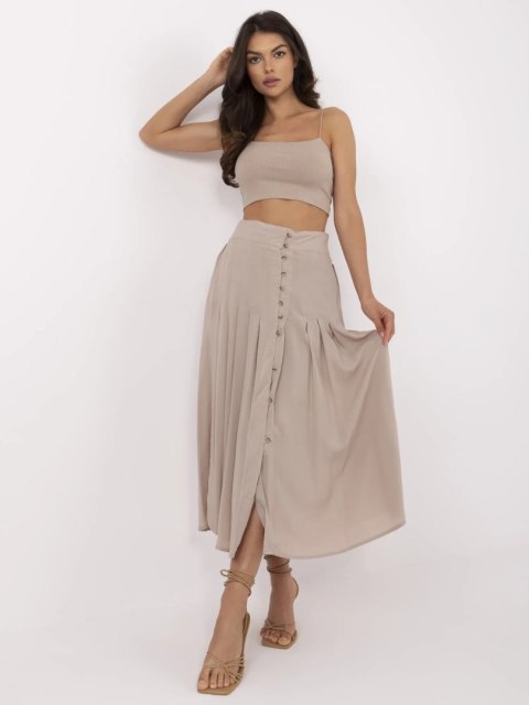 Spódnica D73761M50187B ciemny bezowy XS