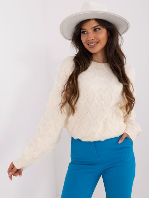 Sweter AT-SW-2361.61 ecru