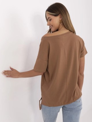 T-shirt CLM-TS-1019.79 jasny brązowy L
