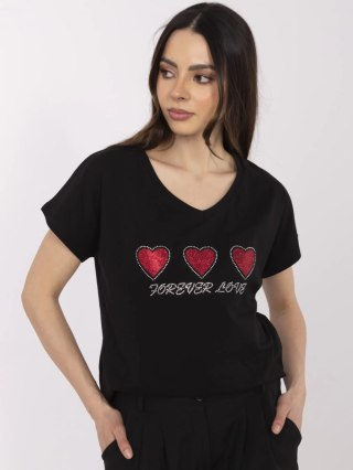 T-shirt CLM-TS-1708.83 czarny XL