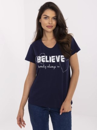 T-shirt CLM-TS-1726.87 granatowy S
