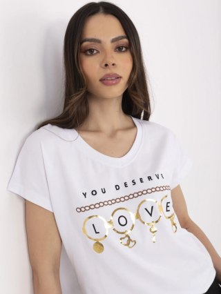 T-shirt CLM-TS-1729.86 biały XL