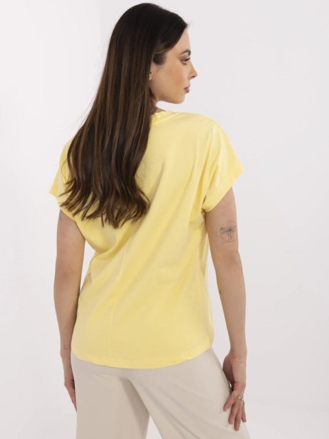 T-shirt CLM-TS-1729.86 żółty XL