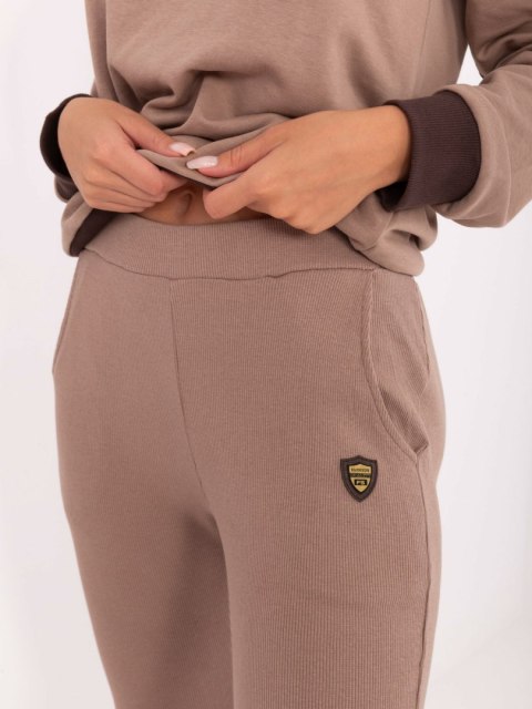 Spodnie dresowe RV-DR-9602.50 ciemny bezowy L/XL