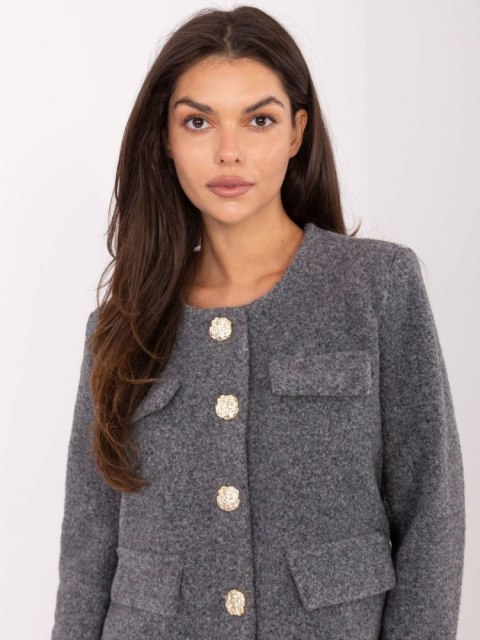 Kurtka IT-KR-FL9586.64 ciemny szary S/M