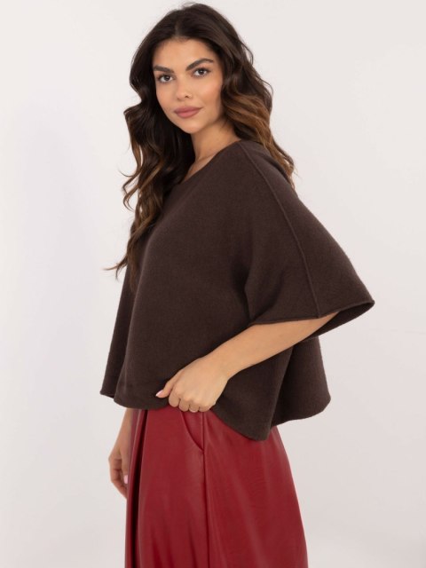 Sweter IT-SW-0811.82P ciemny brązowy