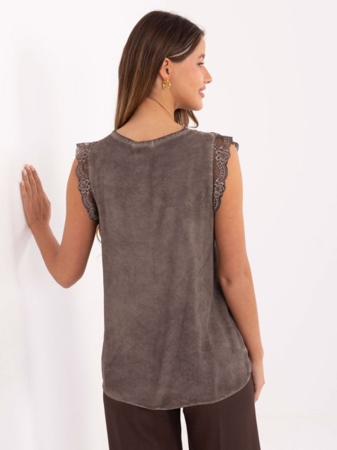 Bluzka MI-BZ-7975.09P ciemny bezowy