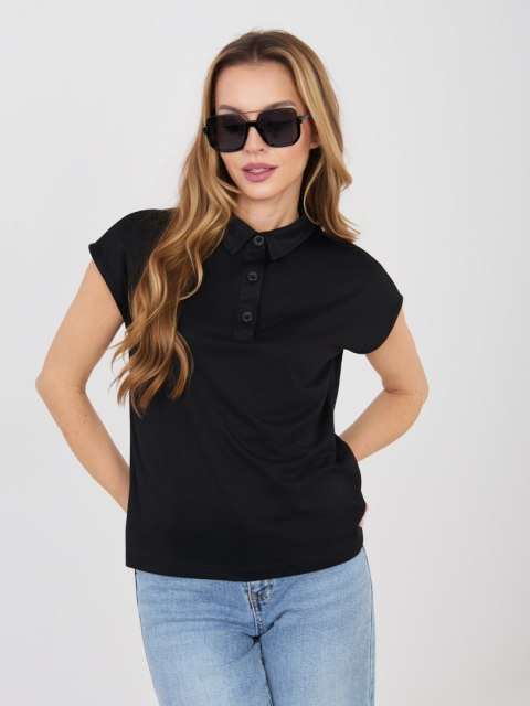 T-shirt D17029M02856A czarny S