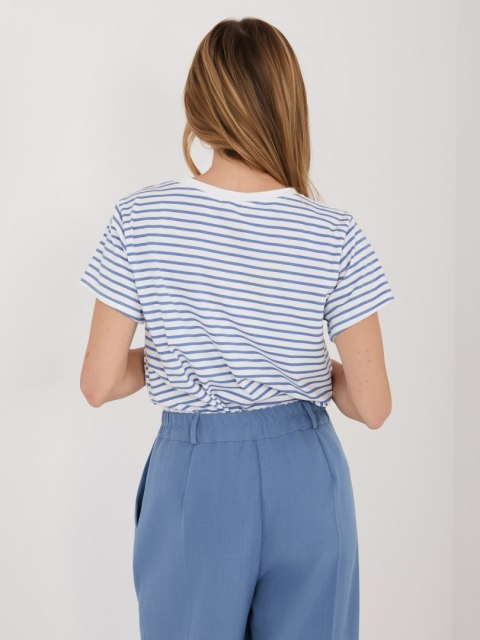 T-shirt IT-TS-22397.89 biało-niebieski