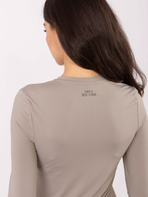 Bluzka D12099M02788A ciemny bezowy XS