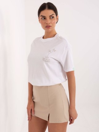 T-shirt D12022M02842A biały S