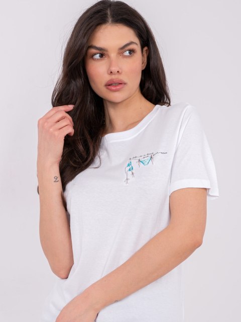 T-shirt D12022M02844A biały XL