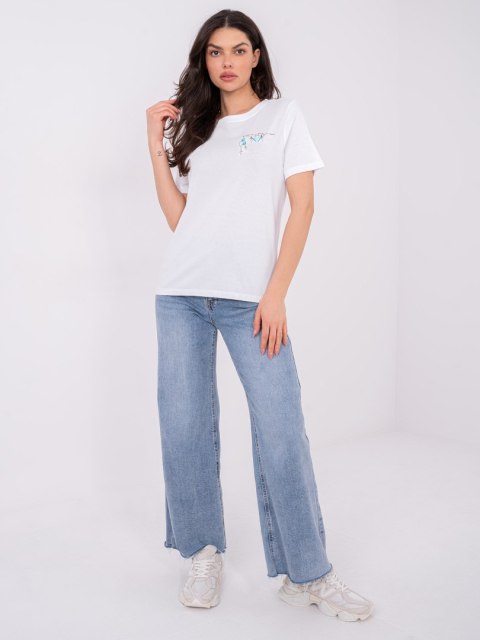 T-shirt D12022M02844A biały S