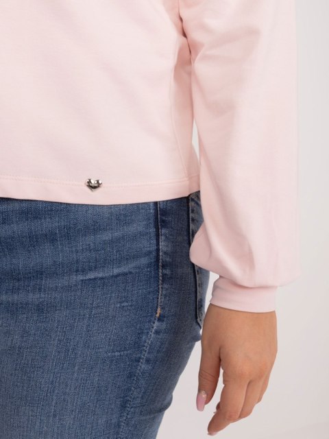 Bluza RV-BL-6317.94 jasny różowy 2XL