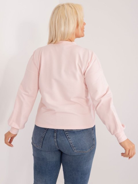 Bluza RV-BL-6317.94 jasny różowy XL