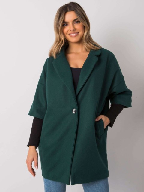 Płaszcz CHA-PL-0409.30X ciemny zielony S/M