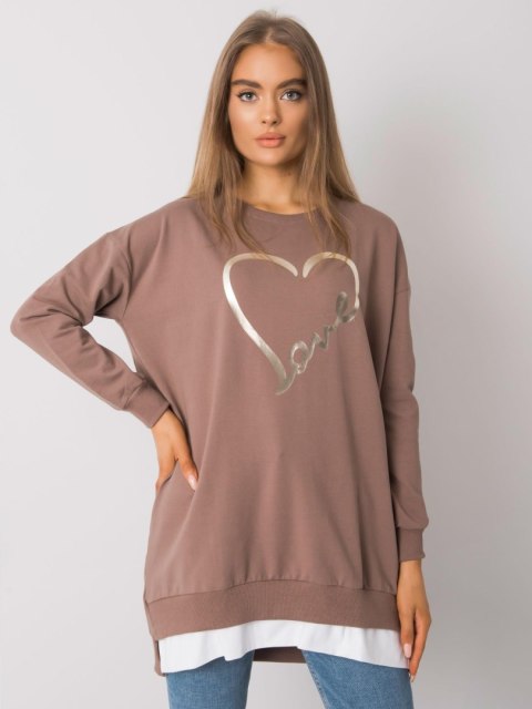 Tunika RV-TU-7258.40P brązowy L/XL