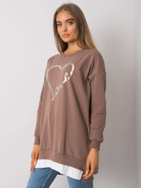 Tunika RV-TU-7258.40P brązowy L/XL