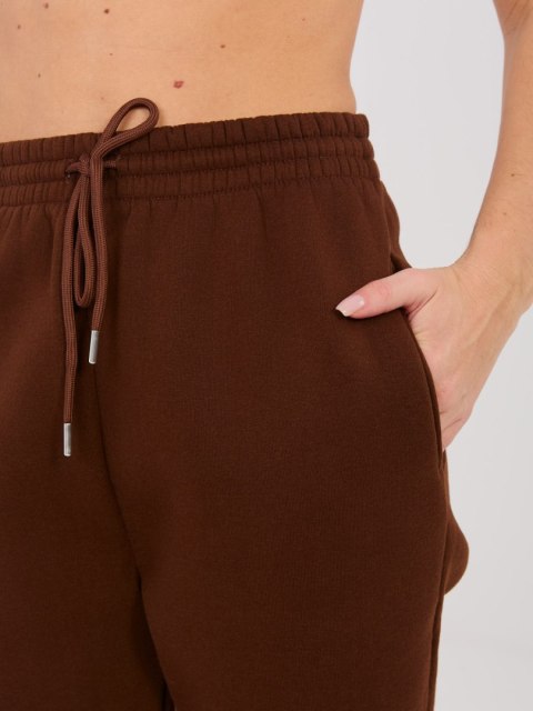 Spodnie dresowe CLM-DR-1107.98 ciemny brązowy XL