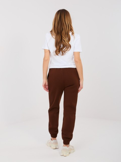 Spodnie dresowe CLM-DR-1107.98 ciemny brązowy XL