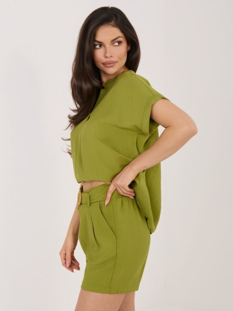 Szorty D60103M62612KA3 oliwkowy S