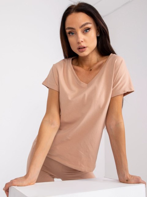 T-shirt AP-TS-A-004 camelowy L