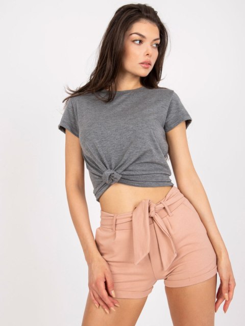 T-shirt RV-TS-4623.56 ciemny szary M