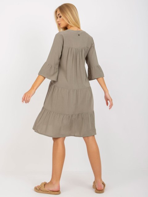 Sukienka D73761M30214A5EN khaki XS