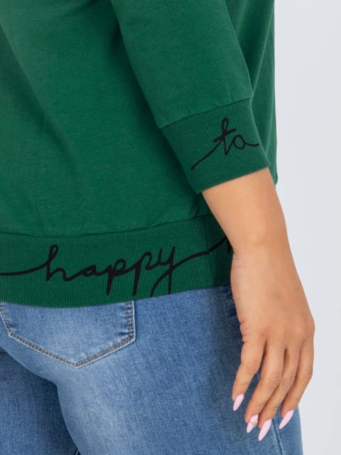 Bluza RV-BL-5978.06P czarno-zielony