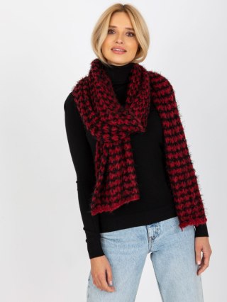 Szalik AT-SZ-3710.88 czarno-czerwony