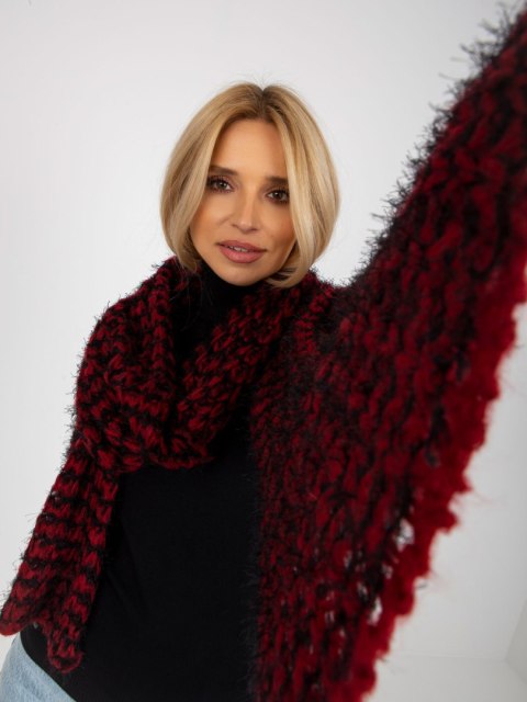 Szalik AT-SZ-3710.88 czarno-czerwony