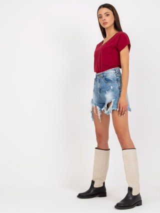 T-shirt B-014.04X bordowy XS