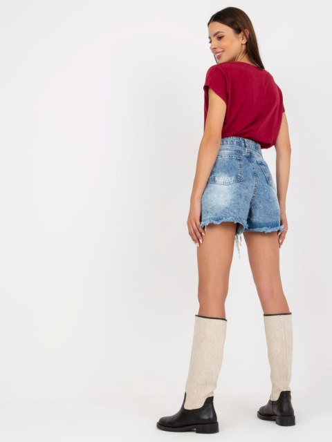 T-shirt B-014.04X bordowy S
