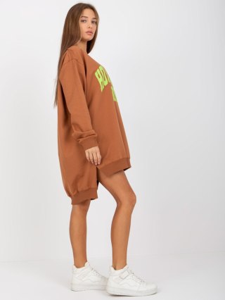 Bluza VI-BL-3102.01P brązowo-zielony