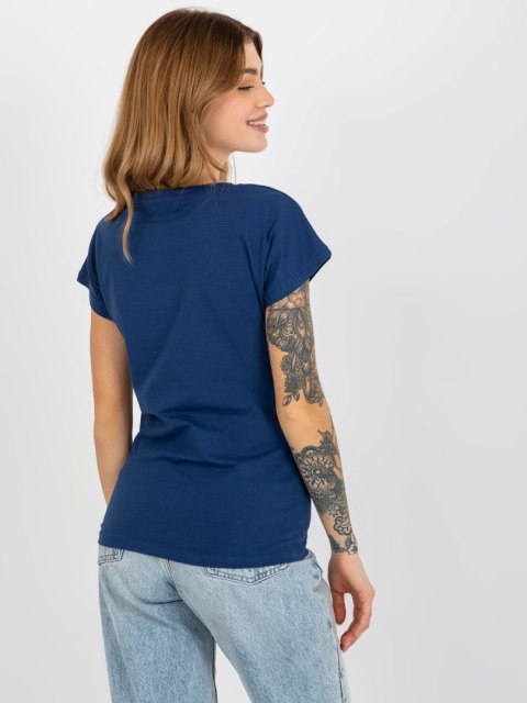 T-shirt VI-TS-035.01P granatowy M