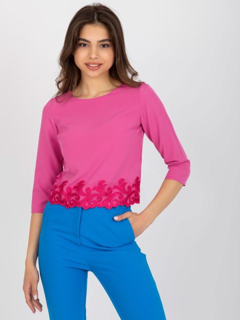 Bluzka LK-BZ-505970.33P ciemny różowy 40