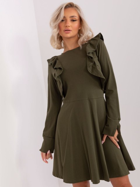 Sukienka EM-SK-HW-20-395.34P khaki L