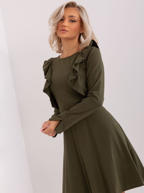 Sukienka EM-SK-HW-20-395.34P khaki L