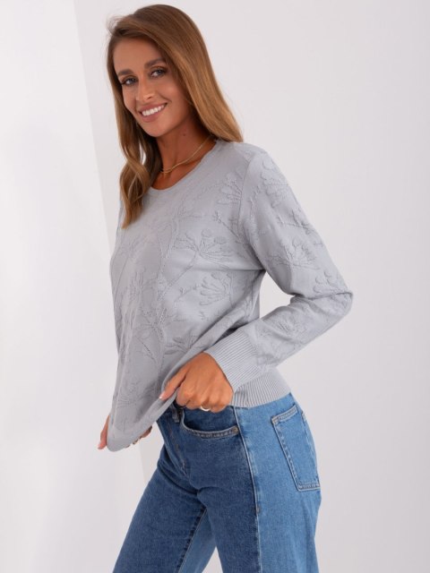 Sweter AT-SW-2231.99P szary