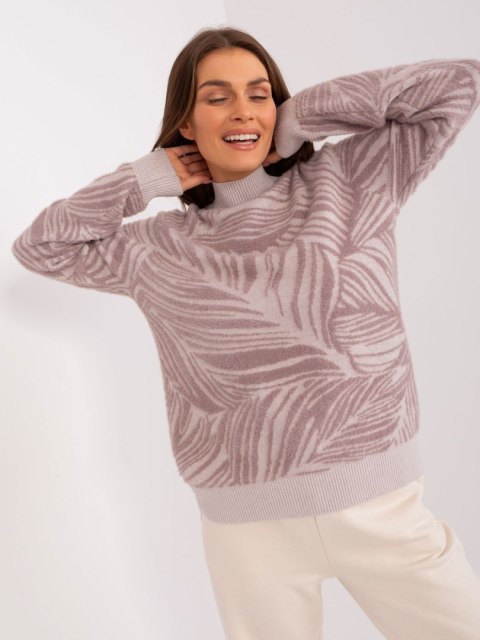 Sweter AT-SW-2357.96 jasny fioletowy