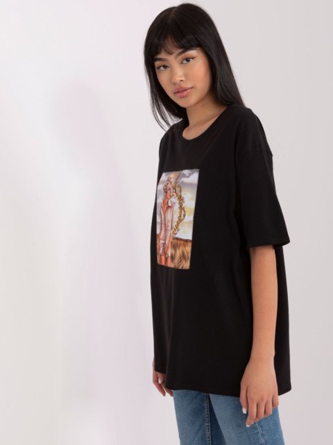 T-shirt LK-TS-509353-1.33P czarny