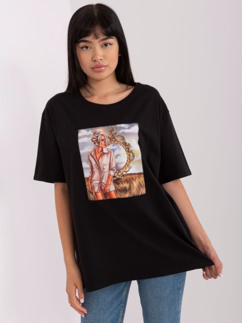 T-shirt LK-TS-509353-1.33P czarny