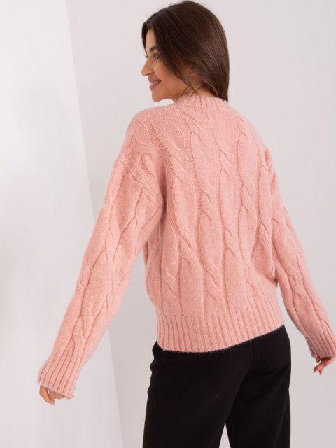 Sweter AT-SW-0146.10P jasny różowy