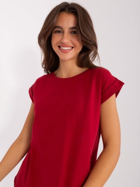 T-shirt RV-TS-4833.00X bordowy L