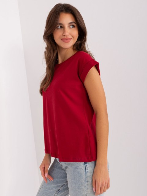 T-shirt RV-TS-4833.00X bordowy S