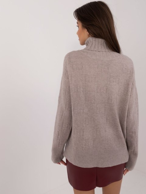 Sweter AT-SW-2342-1.35 beżowy