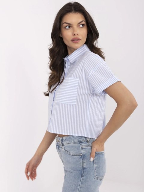 Koszula NM-KS-KA-01148.50P jasny niebieski M/L