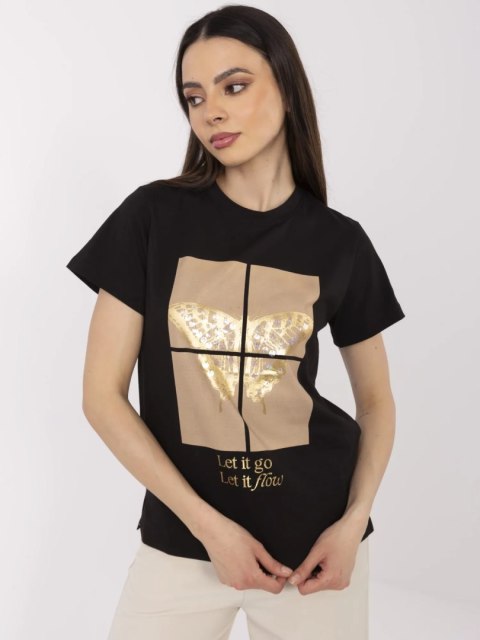T-shirt CLM-TS-1704.85 czarny M